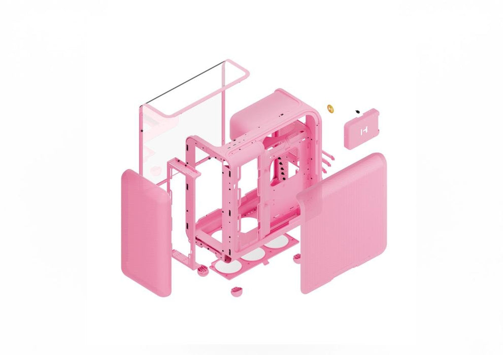 EAN 1220000352575 - HYTE X50 MID TOWER CASE STRAWBERRY MILK imagen 7