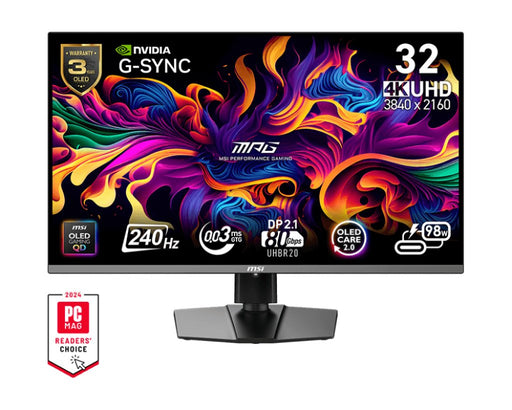 EAN 4711377264433 - MSI MPG 322URX QD-OLED pantalla para PC 80 cm (31.5") 3840 x 2160 Pixeles 4K Ultra HD Negro imagen 1