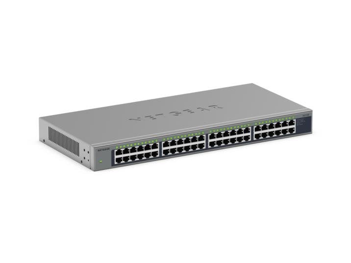 EAN 0606449174892 - NETGEAR GS748 No administrado Gigabit Ethernet (10/100/1000) Energía sobre Ethernet (PoE) Gris imagen 3