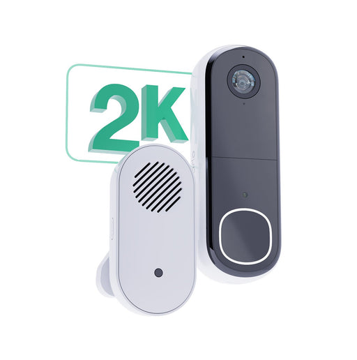 EAN 193108146753 - Arlo Essential 2 Video Doorbell 2K With Chime V2 BNDL Negro, Blanco imagen 2