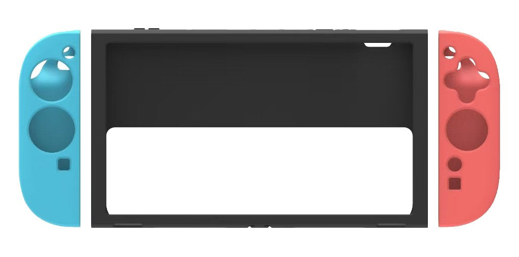 EAN 5706470155039 - Deltaco Gaming GAM-192 funda para consola portátil Nintendo Silicona Negro, Azul, Rojo imagen 1