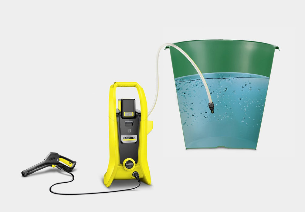 EAN 4054278305165 - Kärcher 1.117-220 Limpiadora de alta presión o Hidrolimpiadora Vertical Batería 340 l/h Negro, Amarillo imagen 3
