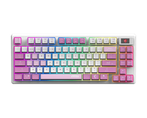 EAN 4711377307178 - MSI FORGE GK600 TKL WIRELESS VIOLET teclado Juego USB + Bluetooth QWERTY Inglés del Reino Unido Rosa, Vio imagen 1
