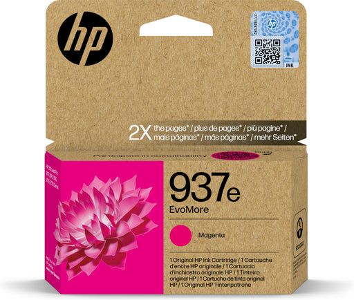 EAN 0196786147654 - HP 937e EvoMore Magenta Original Ink Cartridge cartucho de tinta 1 pieza(s) Alto rendimiento (XL) imagen 1