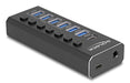EAN 4043619643264 - DeLOCK 64326 hub de interfaz USB 3.2 Gen 2 (3.1 Gen 2) Type-C 10000 Mbit/s Negro imagen 1