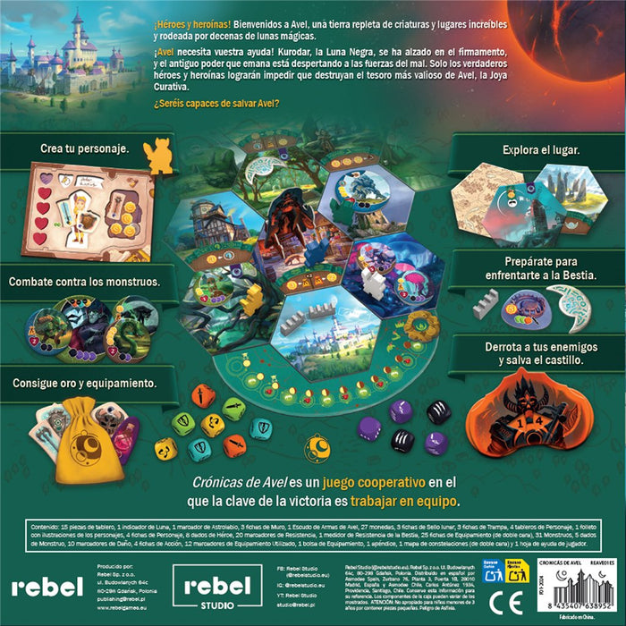 EAN 8435407638952 - Asmodee REAVE01ES juego de tablero Crónicas de Avel Juego de mesa imagen 4