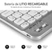 EAN 8436586740566 - SUBBLIM TECLADO SMART BLUETOOTH SILVER QWERTY Español Plata, Blanco imagen 4