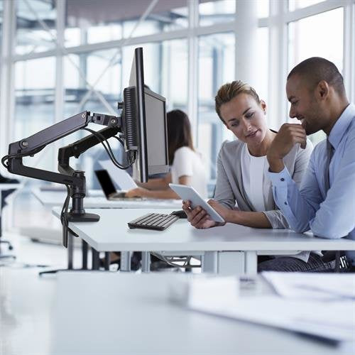 EAN 0698833073898 - Ergotron LX Series 45-245-224 soporte para monitor 68,6 cm (27") Escritorio Negro imagen 7