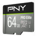EAN 0751492625744 - PNY PRO Elite 64 GB MicroSDXC UHS-I Clase 10 imagen 2