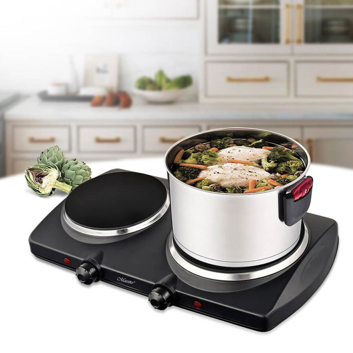 EAN 4820268320087 - Maestro MR-773-2 hobs Negro Encimera Hornillo eléctrico / Placa eléctrica 2 zona(s) imagen 2