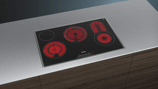 EAN 4242003756386 - Siemens ET845FCP1D hobs Negro, Acero inoxidable Integrado Cerámico 5 zona(s) imagen 2