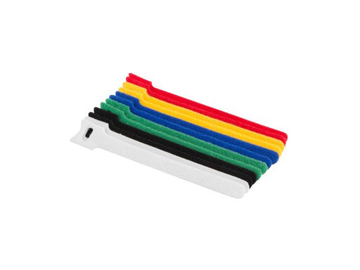 EAN 5901969414639 - Lanberg ORG01-MT150-MC6 presilla Bridas adherentes para cables Tela Negro, Azul, Verde, Rojo, Blanco, Ama imagen 4