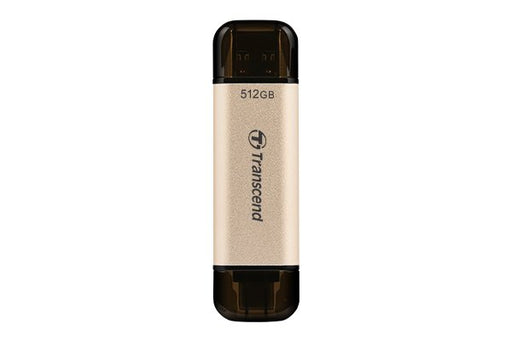 EAN 0760557850342 - Transcend JetFlash 930C unidad flash USB 512 GB USB Type-A / USB Type-C 3.2 Gen 1 (3.1 Gen 1) Oro imagen 1
