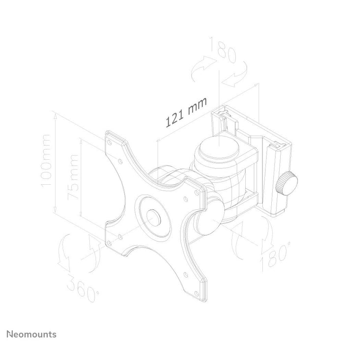 EAN 8717371444808 - Neomounts FPMA-W250BLACK soporte para TV 76,2 cm (30") Negro imagen 6