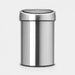 EAN 8710755363986 - Brabantia TOUCH BIN 3 L Alrededor Acero imagen 1