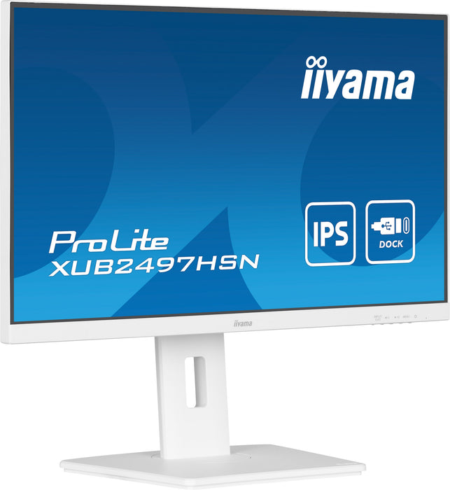 EAN 4948570124954 - iiyama ProLite XUB2497HSN-W2 pantalla para PC 60,5 cm (23.8") 1920 x 1080 Pixeles Full HD LED Blanco imagen 4
