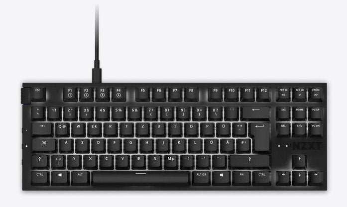 EAN 5060301696147 - NZXT KB-1TKDE-BR teclado Oficina USB QWERTZ Alemán Negro imagen 1