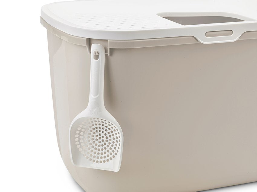 EAN 5411388201814 - Savic Hop in Gato Caja de arena con entrada superior Beige, Blanco imagen 4