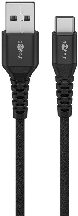 EAN 4040849745263 - Goobay 74526 cable USB USB 2.0 1 m USB C USB A Negro imagen 2