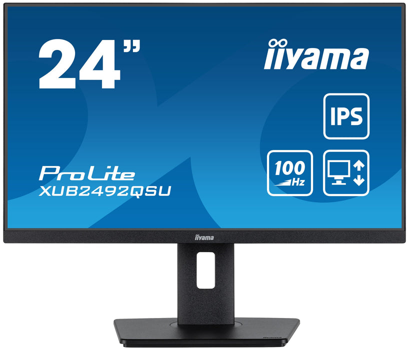 EAN 4948570123179 - iiyama ProLite XUB2492QSU-B1 pantalla para PC 60,5 cm (23.8") 2560 x 1440 Pixeles Wide Quad HD LED Negro imagen 1