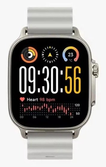 EAN 6941764468955 - realme Watch 5 5 cm (1.97") AMOLED Digital 390 x 450 Pixeles Pantalla táctil Plata GPS (satélite) imagen 1