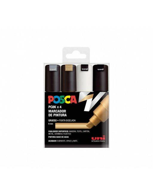 EAN 8435009951558 - POSCA 182634677 marcador 4 pieza(s) Multicolor imagen 1