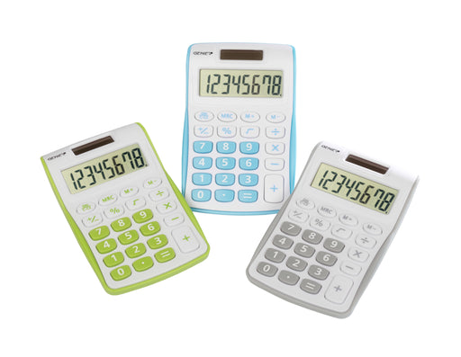 EAN 4015468124928 - Genie 120 B calculadora Bolsillo Pantalla de calculadora Azul, Blanco imagen 2
