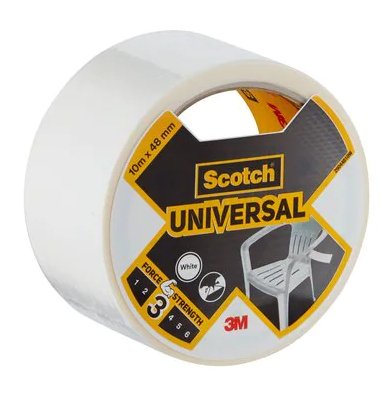 EAN 4054596697010 - 3M Universal 10 m Blanco imagen 1