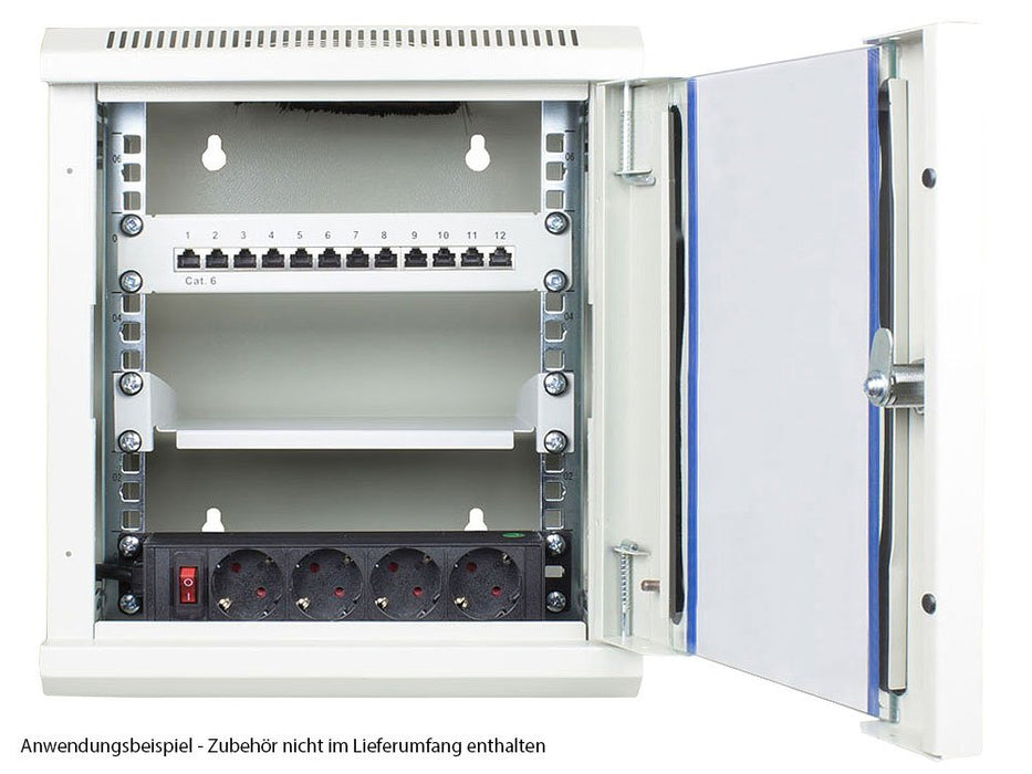 EAN 4014619724857 - Alcasa GC-R0101 armario rack 9U Bastidor de pared Gris imagen 4