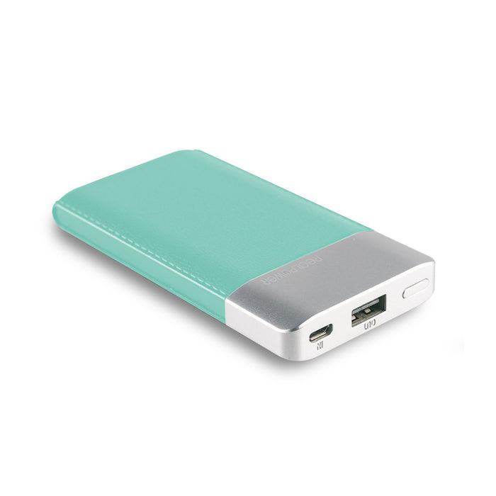 EAN 4040895005816 - RealPower PB-4000 Fashion Polímero de litio 4000 mAh Azul, Plata imagen 1