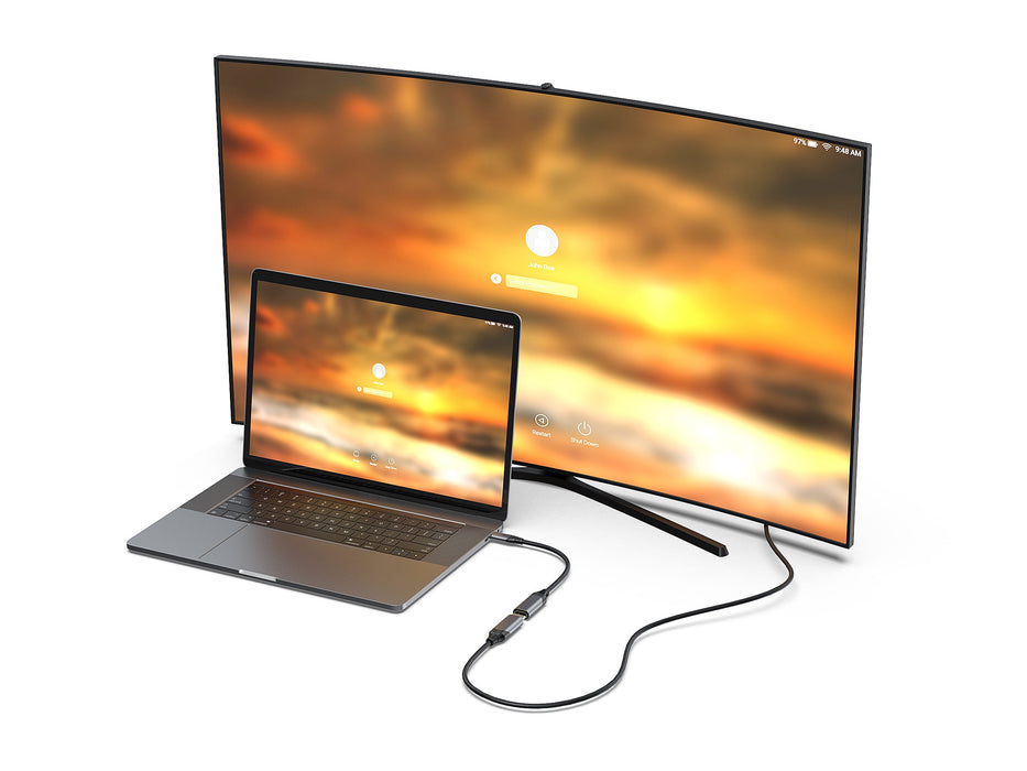 EAN 4015867230008 - Equip 133492 adaptador de cable de vídeo 0,15 m USB Tipo C Negro, Gris imagen 2