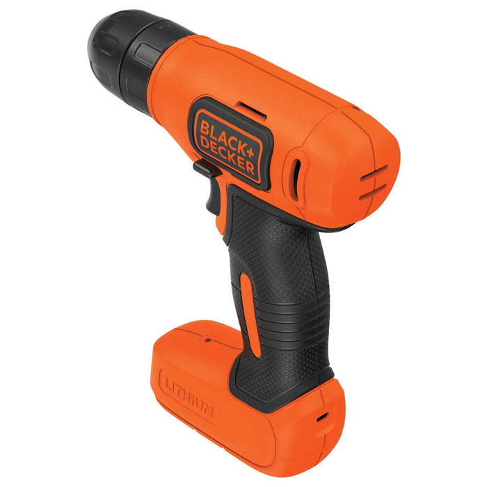 EAN 5035048631706 - Black & Decker BDCD8-QW taladro Sin llave Negro, Naranja imagen 3