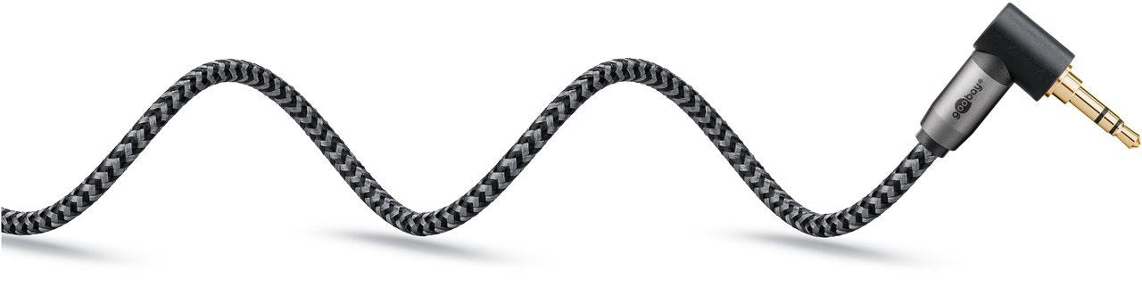 EAN 4040849652776 - Goobay 65277 cable de audio 0,5 m 3,5mm TRS Negro, Plata imagen 6