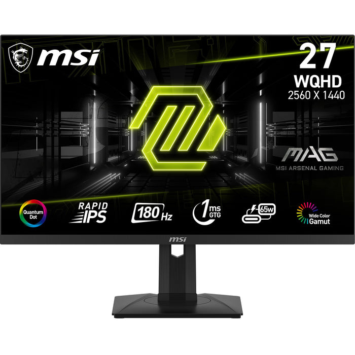 EAN 4711377126205 - MSI MAG 274QRFDE QD E2 pantalla para PC 68,6 cm (27") 2560 x 1440 Pixeles Wide Quad HD LCD Negro imagen 1