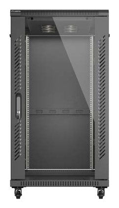 EAN 5901969447187 - Lanberg FF01-6222-12B armario rack 22U Rack o bastidor independiente Negro imagen 2