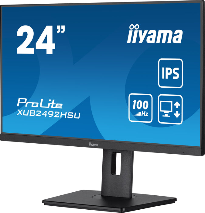 EAN 4948570122578 - iiyama XUB2492HSU-B6 pantalla para PC 60,5 cm (23.8") 1920 x 1080 Pixeles Full HD LED Negro imagen 4