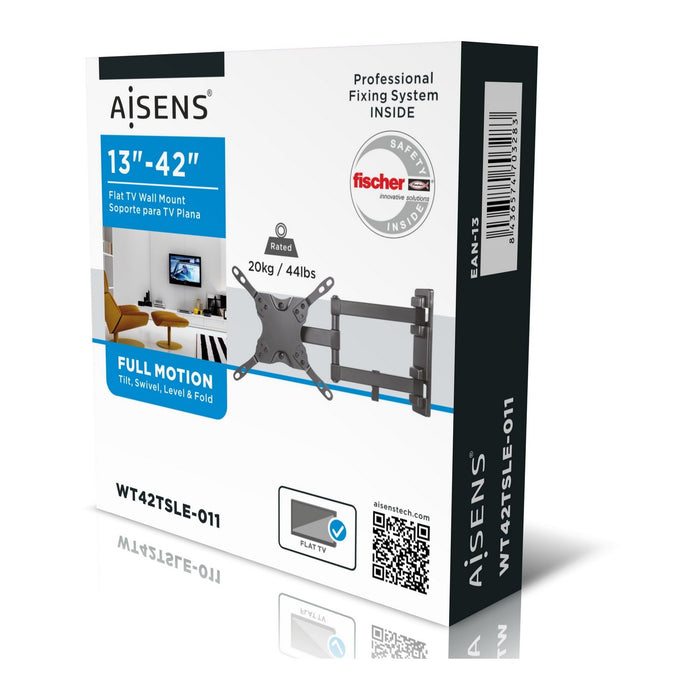 EAN 8436574703283 - AISENS WT42TSLE-011 soporte para TV 106,7 cm (42") Negro imagen 9