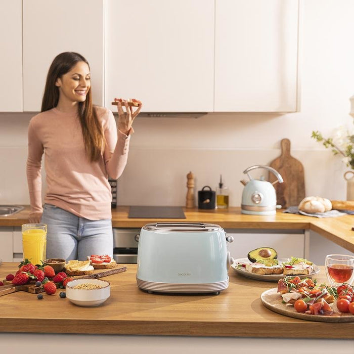 EAN 8435484032087 - Cecotec Vintage 800 6 2 rebanada(s) 850 W Azul imagen 4