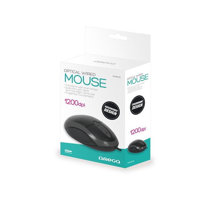 EAN 5907595431620 - Omega OM06VB ratón Oficina Ambidextro USB tipo A Óptico 1200 DPI imagen 2