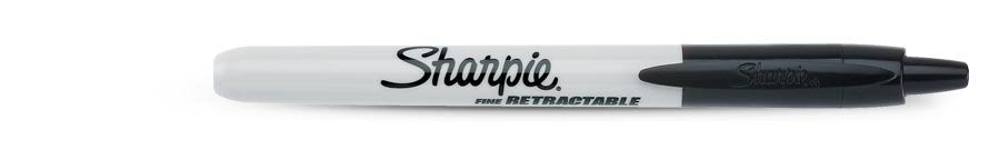 EAN 3501170810842 - Sharpie Fine Retractable marcador permanente Punta fina Negro imagen 1