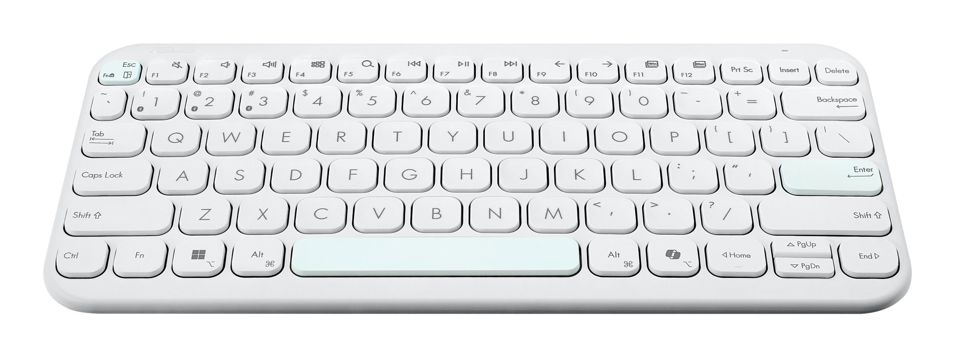 EAN 4711387823088 - ASUS Marshmallow Keyboard KW100 teclado Hogar Bluetooth QWERTY Internacional de EE.UU. Beige imagen 4
