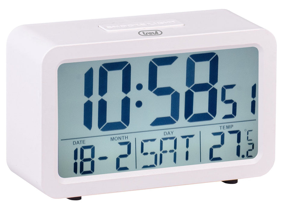 EAN 8011000041476 - Trevi SLD 3P60 Reloj despertador digital Blanco imagen 2
