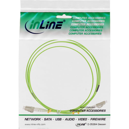 EAN 4043718272716 - InLine 88525Q Cable de fibra óptica e InfiniBand 25 m 2x LC Verde imagen 2