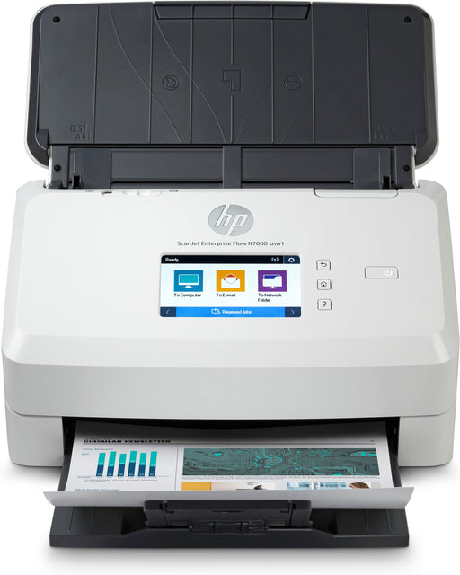 EAN 0193808948282 - HP Scanjet Enterprise Flow N7000 Escáner alimentado con hojas 600 x 600 DPI A4 Blanco imagen 1