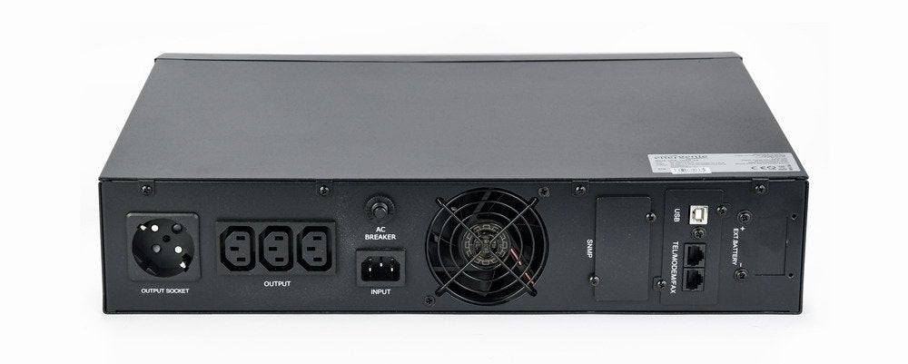 EAN 8716309124775 - Gembird EG-UPSRACK-10 sistema de alimentación ininterrumpida (UPS) Línea interactiva 1 kVA 800 W 4 salida imagen 5