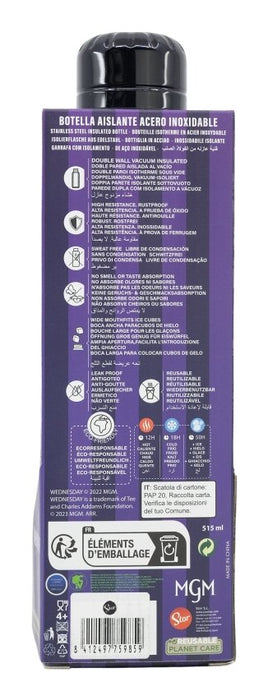 EAN 8412497759859 - Stor 75985 bidón de agua Uso diario 515 ml Acero inoxidable Negro, Púrpura imagen 3