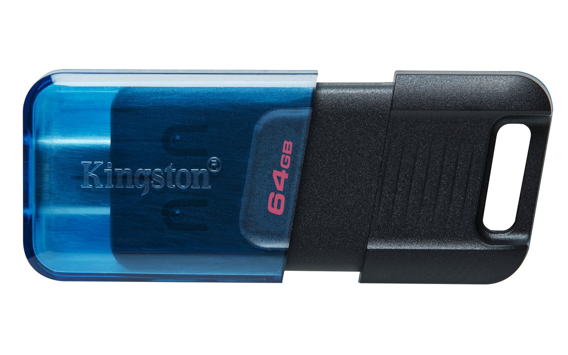 EAN 0740617330656 - Kingston Technology DataTraveler 80 M unidad flash USB USB Tipo C 3.2 Gen 1 (3.1 Gen 1) Negro, Azul imagen 1