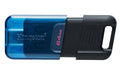 EAN 0740617330656 - Kingston Technology DataTraveler 80 M unidad flash USB USB Tipo C 3.2 Gen 1 (3.1 Gen 1) Negro, Azul imagen 1