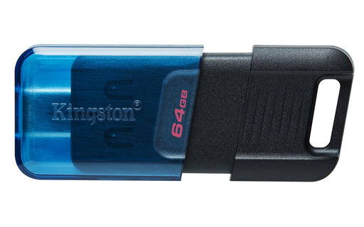 EAN 0740617330656 - Kingston Technology DataTraveler 80 M unidad flash USB USB Tipo C 3.2 Gen 1 (3.1 Gen 1) Negro, Azul imagen 1
