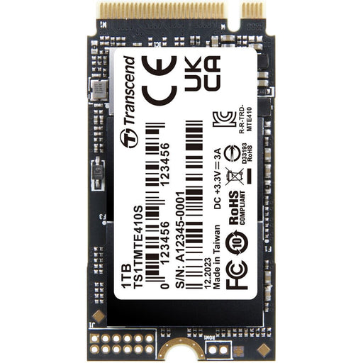 EAN 0760557865322 - Transcend PCIe SSD 410S 1 TB M.2 PCI Express 4.0 NVMe 3D NAND imagen 1